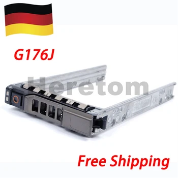 

Heretom New 2.5" SFF SAS SATA HDD Tray Caddy G176J 0G176J For Dell R710 R410 R610 T410 T610 Caddy Bracket w/screws Ship@DE