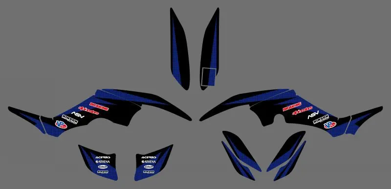 

New Style 28MIL DECALS STICKERS Graphics Kits Fit For Yamaha RAPTOR 350 ATV YFM350 All Years