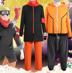 Наруто 8th 9th uzumaki Naruto Карнавальный костюм для мужчин аниме одежда куртка пальто костюмы