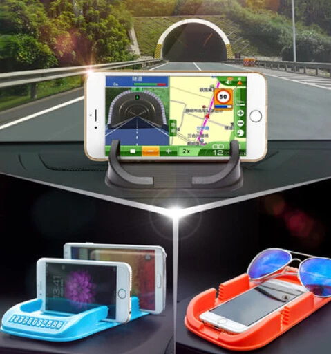 

Car Dashboard Sticky Pad Mat Anti Non Slip Gadget Mobile Phone GPS Holder Stand Interior Items Accessories Hot