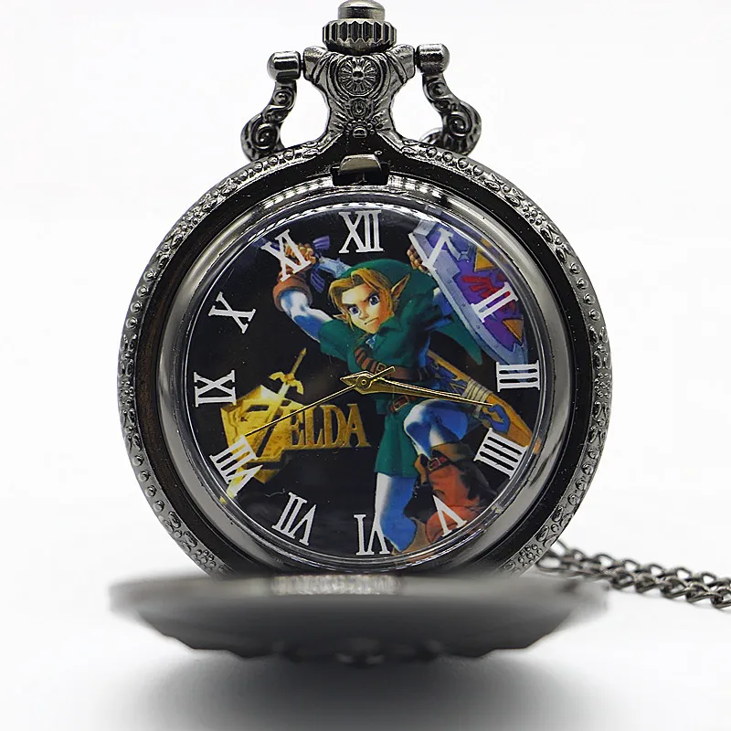 Black-The-Legend-of-Zelda-Skyward-Sword-Game-Quartz-Pocket-Watch-Analog-Pendant-Necklace-Men-Womens (1)
