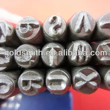 27pcs1/" 4 мм письмо печать удар комплект из металла письмо Stamp Set