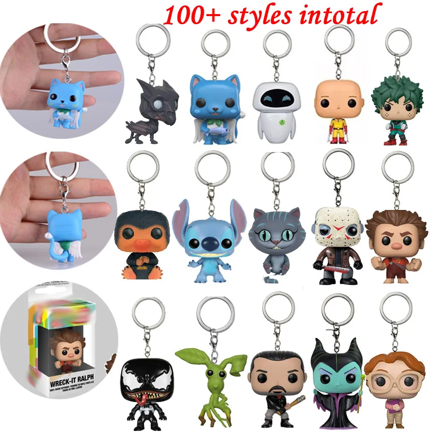 

Action Avengers Keychain Toys Captain Marvel Thor Loki VENOM Game Of Thrones NIGHT KING Japan Anime BLUE GOKU Model Pendent Toys