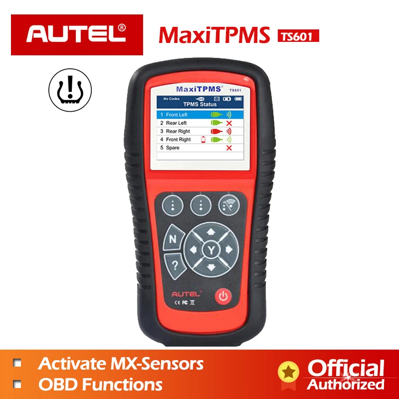 

AUTEL MaxiTPMS TPMS TS601 TS401 Diagnostic Tool PAD MX sensor Programming Tool MX-sensor 433 315 OBD2 Scanner Automotive Scanner