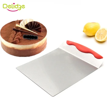 

Delidge 1pc Stainless Steel Cake Shovel Transfer Cake Tray Moving Plate Cake Lifter Bread Pizza Blade Baking Tools Bakeware