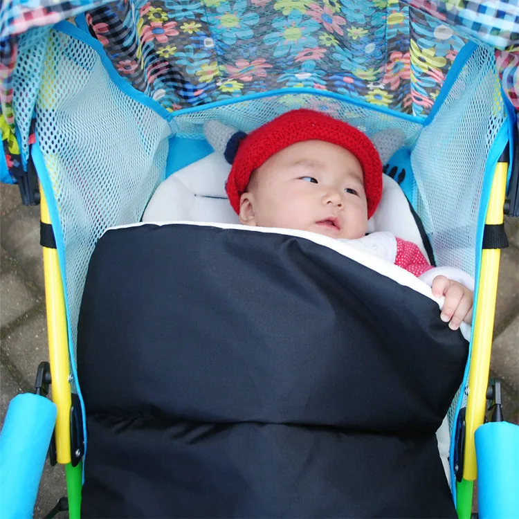 Зимняя Толстая теплая детская коляска, спальный мешок для новорожденных, чехол для коляски, аксессуары для детской коляски, детский спальный мешок