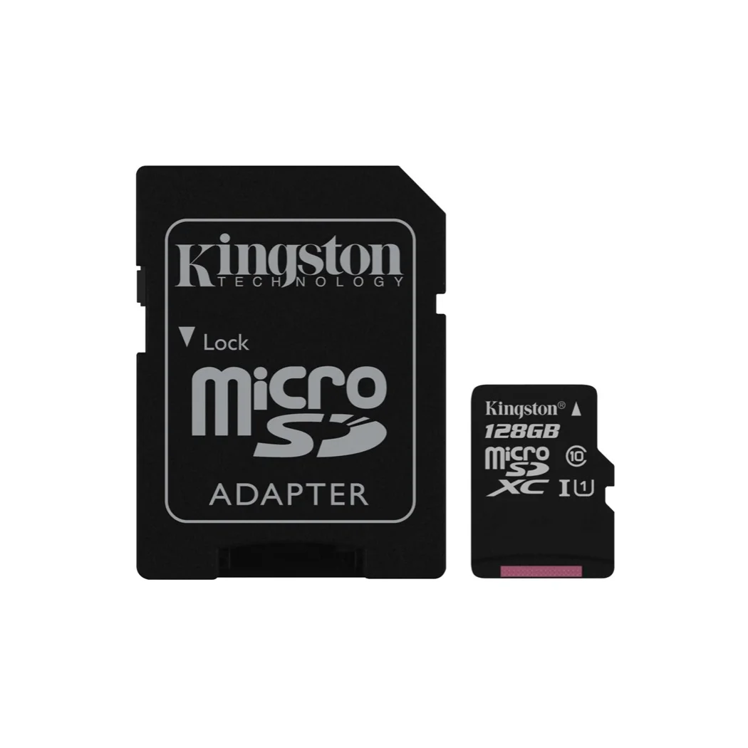 Kingston Technology Canvas Select 128 GB MicroSDXC Class 10 UHS-I 80 MB/s Black | Компьютеры и офис