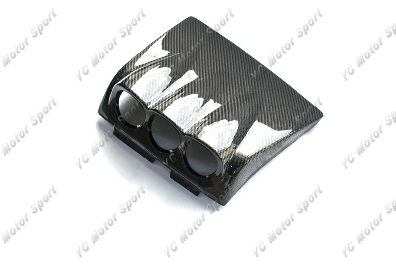 Car Accessories Carbon Fiber 60mm Dash Gauge Pod Fit For 1999-2002 Nissan R34 GTT GTR RHD Dash Gauge Pod