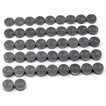 9.48mm 오토바이 엔진 부품 조정 가능 밸브 가스켓 패드 심 완료 키트 캠 5 개, 혼다 스즈키 야마하 가와사키용