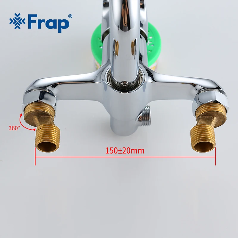 Frap современный настенный дождевой душевой набор хромированный смеситель горячей и холодной воды в ванной комнате дождевая душевая головка смеситель для ручного душа F2401D