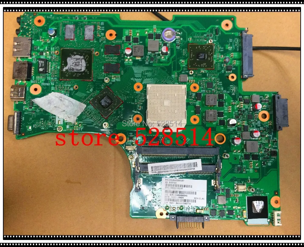 original  for TOSHIBA Satellite L650 L650D V000218040 laptop motherboard non-integrated with 8 video chips 100% Test ok
