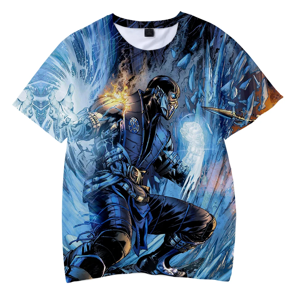 Children's t-shirt Mortal Kombat 11 t shirt 3d Games Print Tee Shirt wear Fashion Cool and comfortable tshirt for the kids