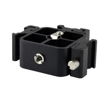 

3in1 All Metal Tri-Hot Shoe Mount Adapter Swivel Light Stand Flash Holder Bracke