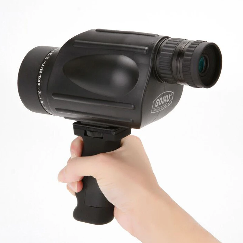 Gomu 10-30X50 HD зум водонепроницаемый телескоп с Bak4 призма FMC Монокуляр Spyglass Brid часы бинокль для охоты туризма