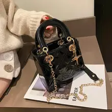 Роскошная брендовая сумка, модная новинка, женская сумка, высокое качество, из искусственной кожи, женские сумки через плечо, клетчатый узор, металлические украшения