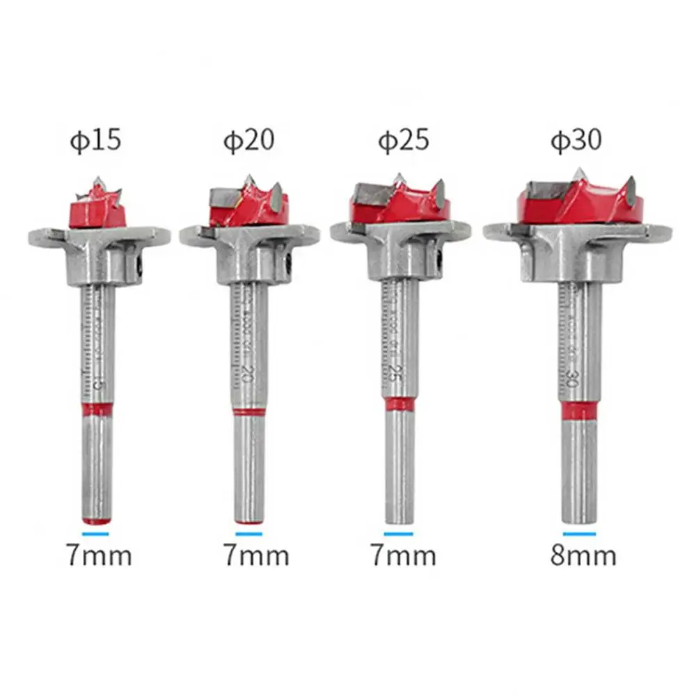 

15/20/25/30mm Auger Drill Bit Hinge Boring Self Centering Hole Wooden Wood Cutter Hex Wrench Woodworking Hole Saw For Power Tool