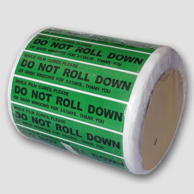 EHDIS Car Stickers "DO NOT ROLL DOWN " Warning Label Window Safety Mark Reflective Tape Stickers Vinyl Film Automobile Warn Sign