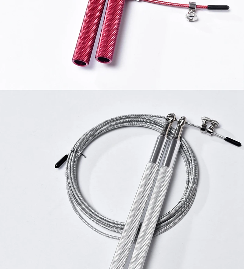 Crossfit Speed Jump Rope Professional Skipping Rope For MMA Boxing Fitness Skip Workout Training With Carrying Bag Spare Cable (25)