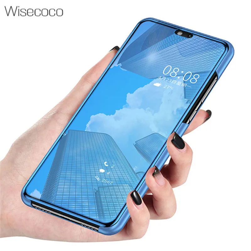 

Luxury Flip Stand Touch Case For Xiaomi Redmi 4x Leather Mirror View Phone Cases For Mi Redmi4x 4 x Pro 360 Full Protector Cover