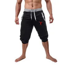 Mens Baggy Jogger Casual Slim Harem Shorts Soft 3/4 Trousers New Fashion New Brand Men Sweatpants Summer Comfy men Shorts