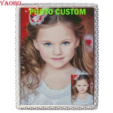 5D DIY фото на заказ Алмазная картина Полная площадь/Круглое изображение горного хрусталя вышивка Бриллиантовая мозаика домашний Декор фестиваль подарок