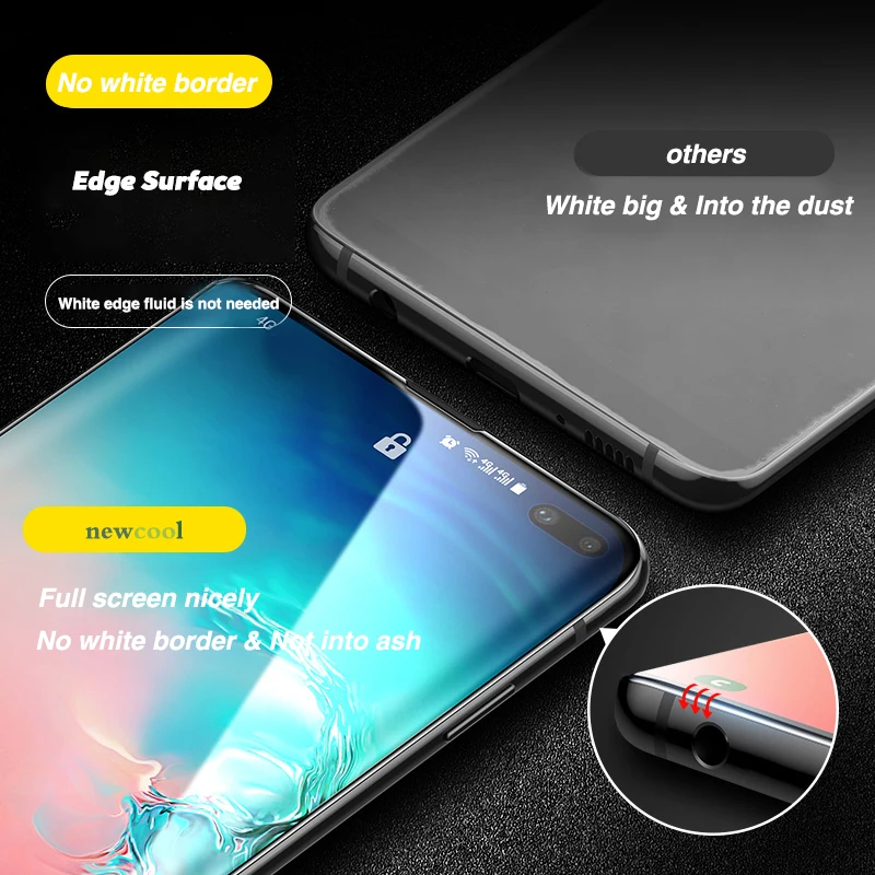 9D изогнутое стекло для samsung Galaxy S10 S9 Plus S10E закаленное полное покрытие Защита
