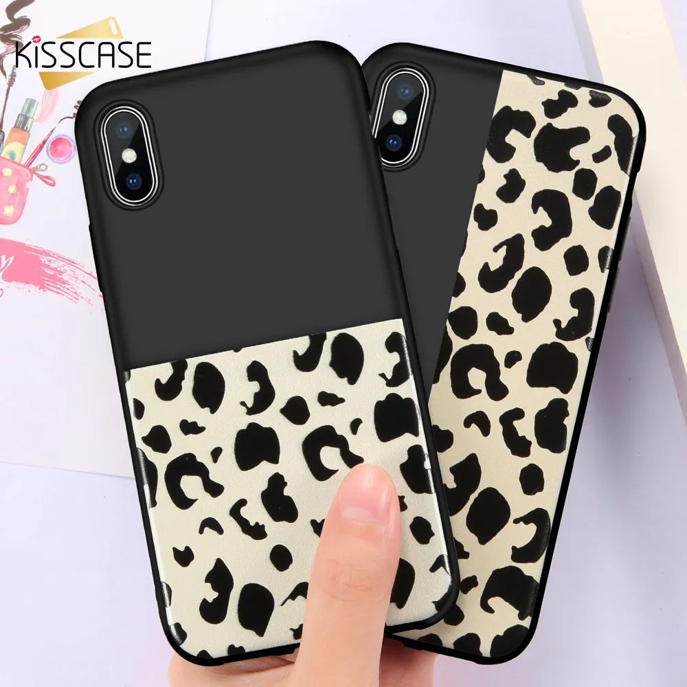 

KISSCASE Leopard Print Silicone Phone Case For Huawei Y6 2018 Mate 10 20 P30 P20 Lite Pro P10 P8 P9 Lite 2017 P Smart 2019 Cover