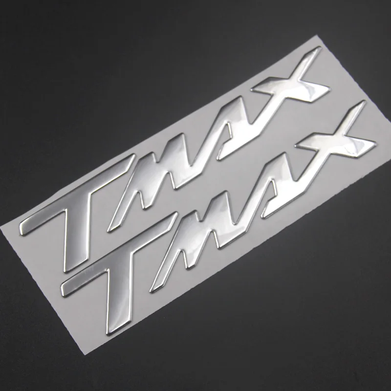 Эмблема мотоцикла переводная картинка 3D Танк колеса логотип "тмах" Стикеры для YAMAHA TMAX530 500 серебристый, черный красные, синие золото