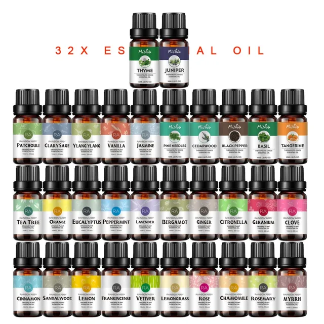 Buy 10ml*32pcs Pure Essential Oils For Aromatherapy