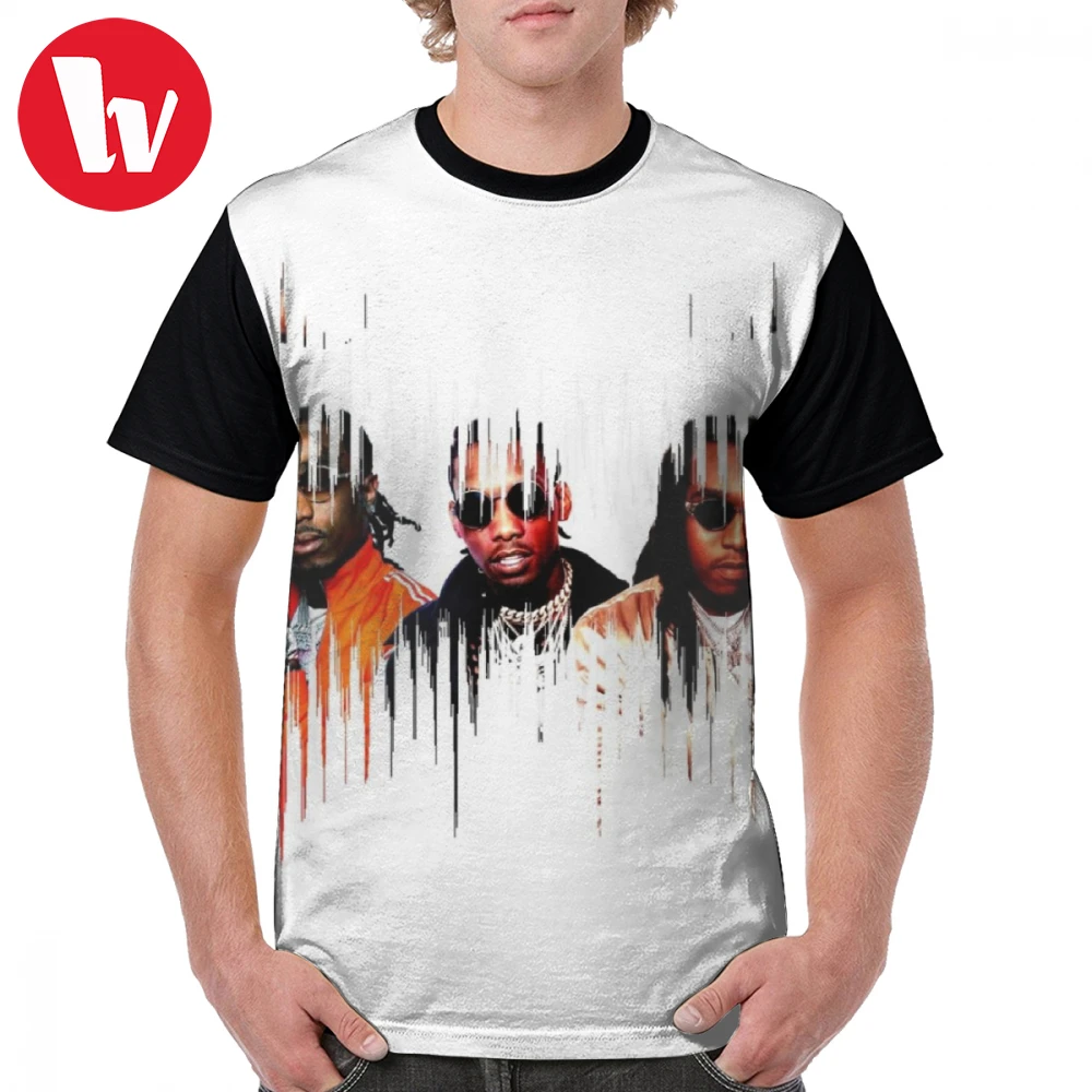 

Migos T Shirt Migos T-Shirt Casual Mens Graphic Tee Shirt Awesome 100 Polyester Short Sleeve Oversized Printed Tshirt