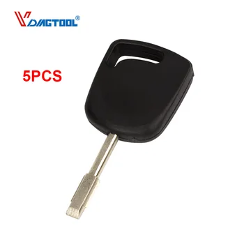 

VDIAGTOOL 5pcs Transponder Uncut Blank Blade Car Key Shell For Ford Focus Mondeo KA Jaguar XJ8 Transit Connect Uncut No Chip