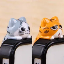 3,5 мм разъем для наушников Аксессуары для телефонов 20 шт милый кот Пылезащитная заглушка для iphone сладкие модели мобильных телефонов противопылевые гаджеты