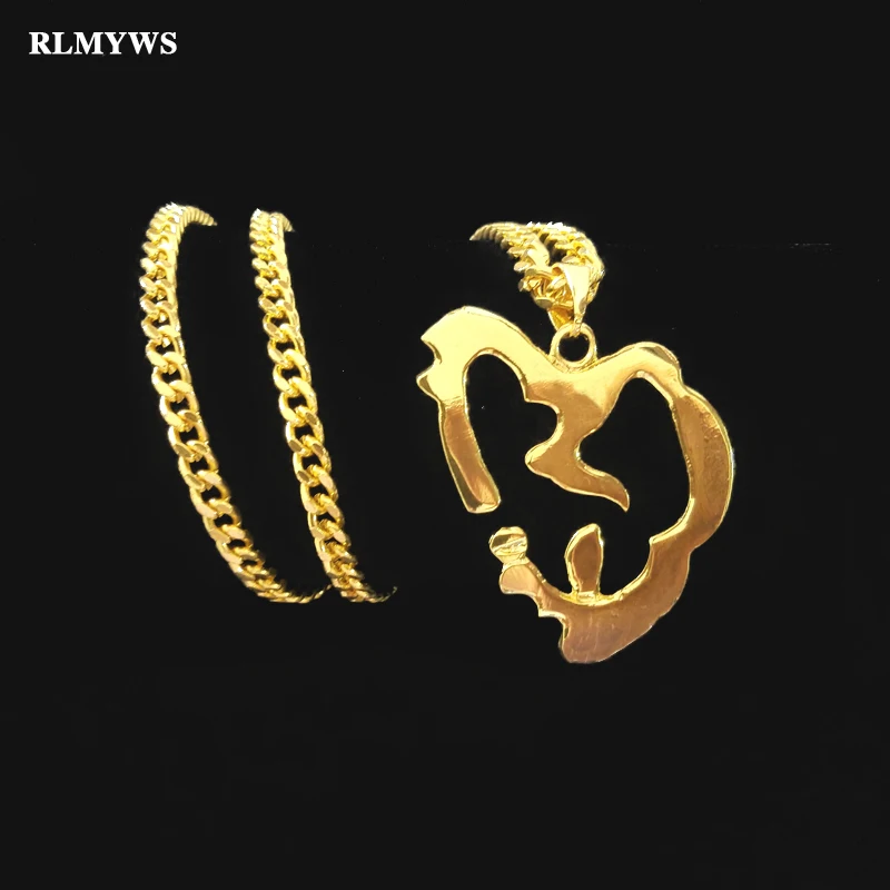

2018 European American rapper XXXTentacion broken heart pendant necklace gold color men's Hip hop rock heart suspension jewelry