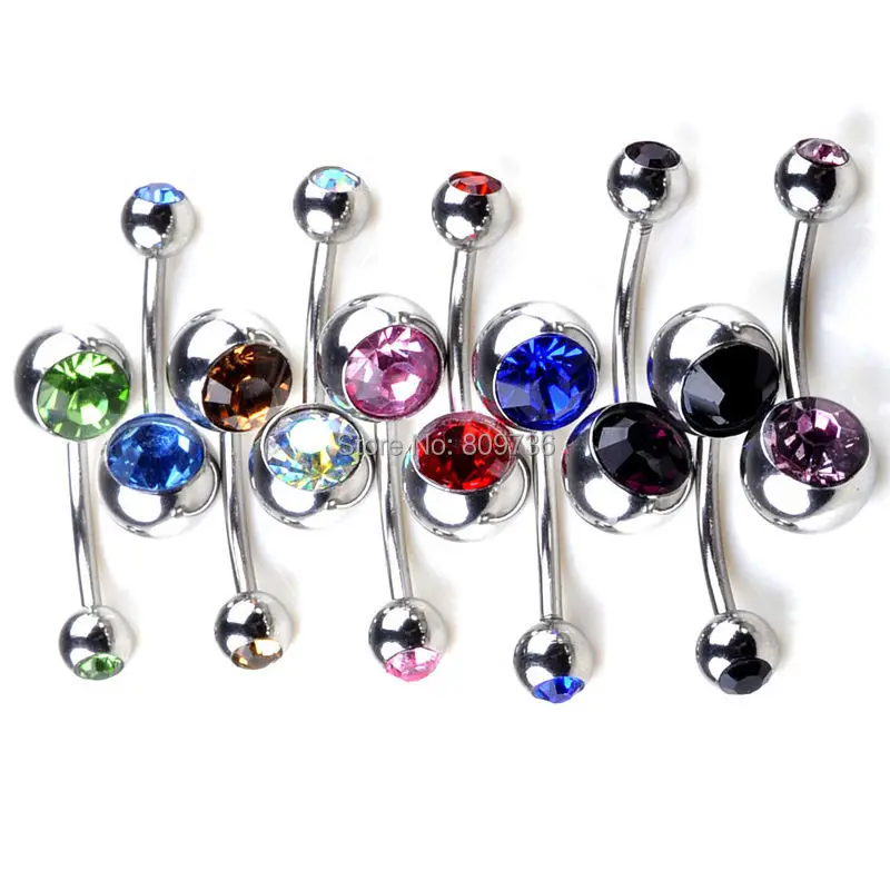 10 шт. кольцо для пирсинга живота из нержавеющей стали|jewelry piercing|belly barspiercing wholesale |