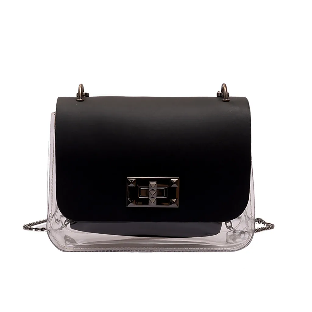 

Women Crossbody Bag Transparent Versatile Cute Shoulder Small Square Bags sac a main pochette femme soir e 2019 clutch female