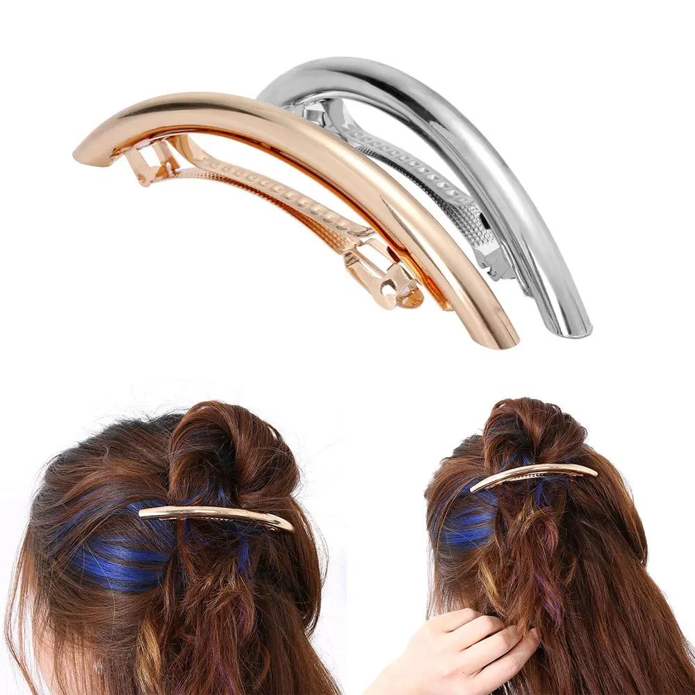 Buy Fashion Hair Clips Girls Metal Gold/Silver Plated