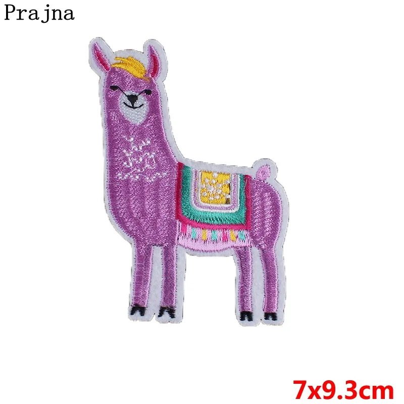 Prajna Cartoon Unicorn Planet Things Iron On Patches For Clothing Embroidery Stripe On Clothes Cute DIY Sequin Applique Badge 