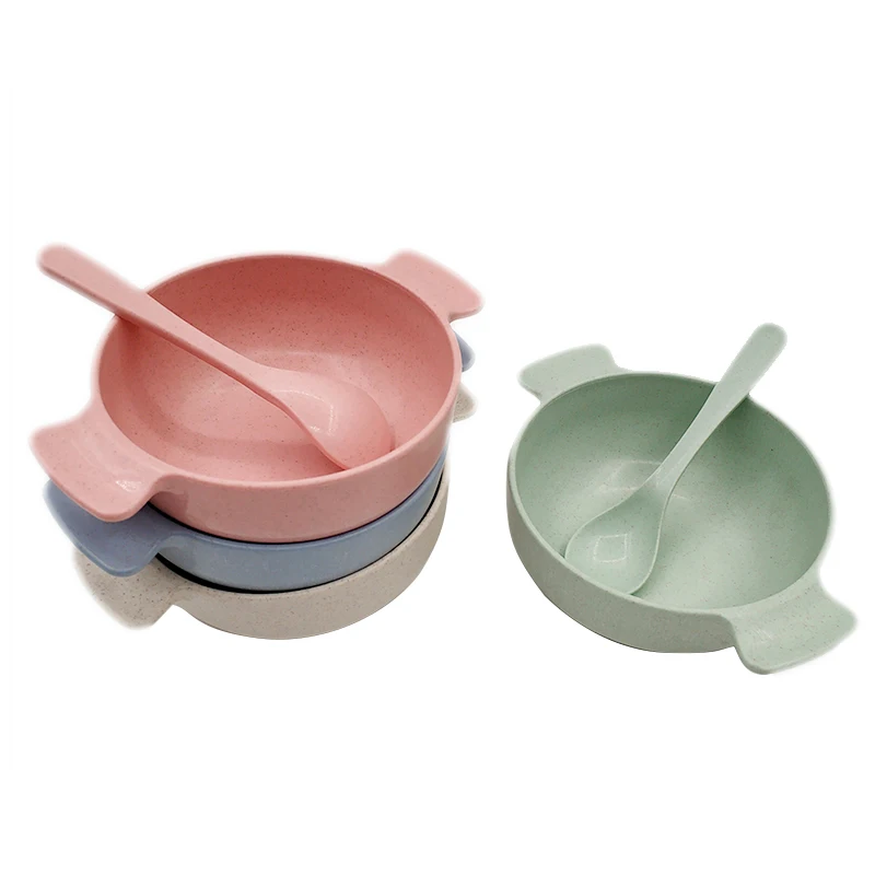 2pcs/set Baby Feeding Food Tableware Eco-Friendly Toddle Kids Dishes Baby Child Eating Dinnerware Anti-hot Training Bowl+Spoon 2pcs/set Baby Feeding Food Tableware Eco-Friendly Toddle Kids Dishes Baby Child Eating Dinnerware Anti-hot Training Bowl+Spoon