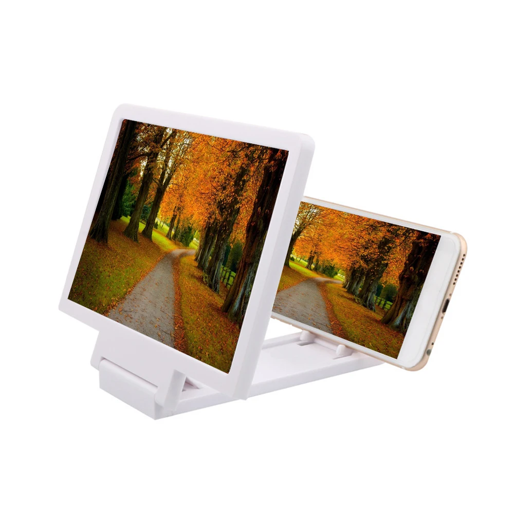 

Universal Mobile Phone Screen Magnifier Bracket Enlarge Stand Eyes Protection Folding 3D phone Screen Display Amplifier Expander