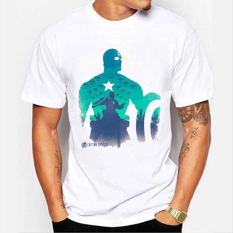 Мужская футболка «мстители», «Капитан Америка», «Халк», «Железный человек», «черная Widow», «Hawkeye», «Тор», брендовая одежда, футболка для мальчиков, 89-13 - Цвет: 2