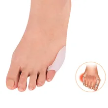 Топ 1 пара, маленький разделитель пальцев ног, корректор, последний силликон, гелевый сепаратор, ортопедическая деформация, облегчает мозоли для женщин
