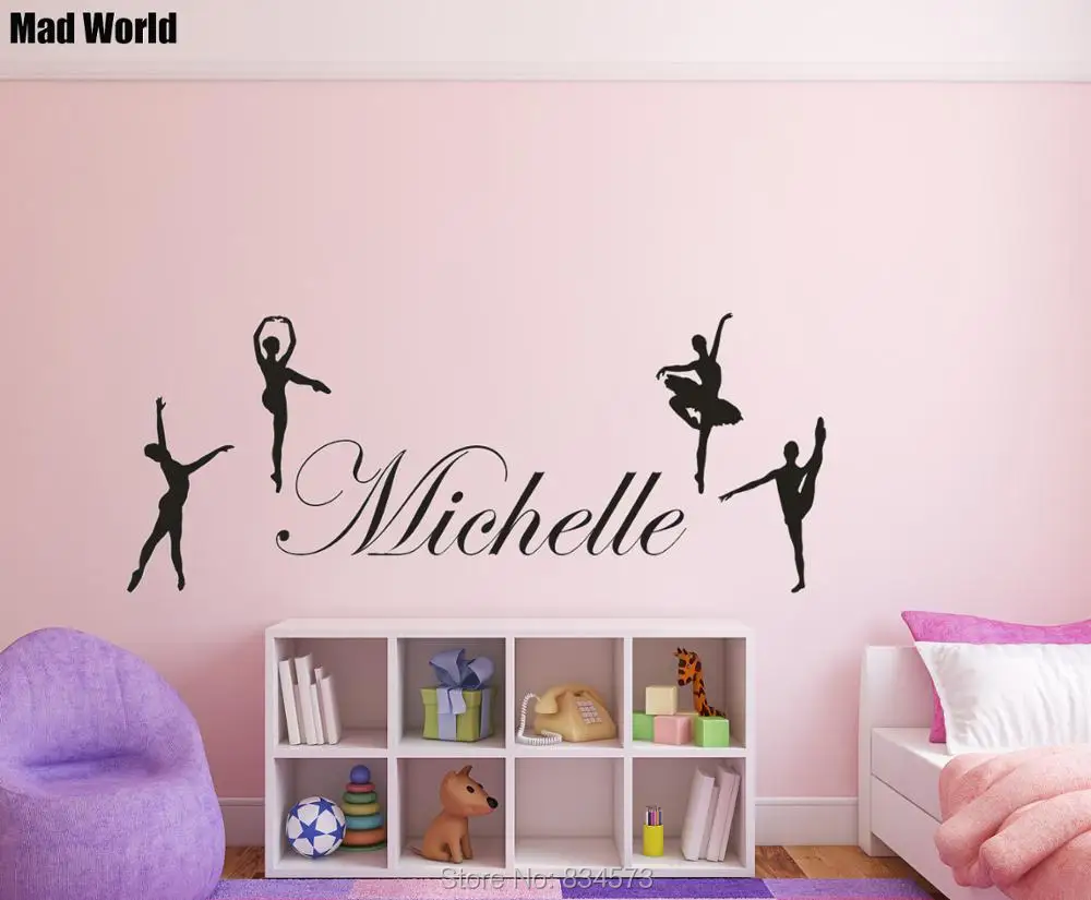 Michelle Personalised Any Name Ballerina Ballet Dance 56 139w 47 117w  37 92w 2