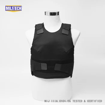 

Militech BK Female NIJ IIIA 3A 0101.06 & NIJ 0101.07 HG2 Concealable Aramid Bulletproof Vest Covert Ballistic Body Armor Vest