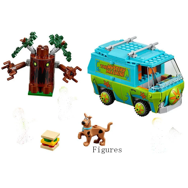 10430 Scooby Doo the Mystery Machine Bus Building Block Set Fred Shaggy