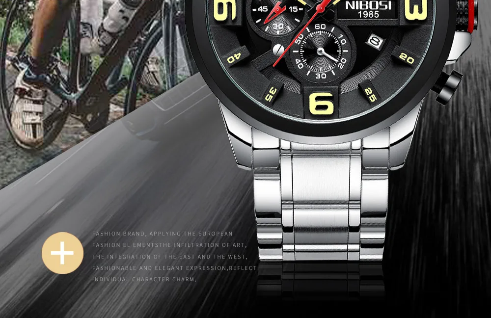 Relogio Masculino NIBOSI Men Watches Top Brand Luxury Waterproof Sports Watches For men Stainless Steel Clock Reloj Hombre 2018  (17)