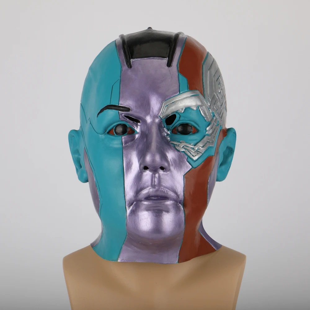 Avengers Endgame Nebula Mask Latex thanos's Daughter Masks Marvel Superhero Cosplay Mask Adult Women Halloween Party Prop (3)
