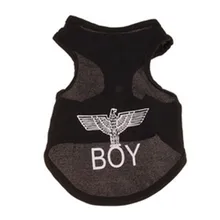 Рубашка для собак, одежда, летняя модная жилетка для собак, футболка, жилет, весенний британский стиль, брендовые модели