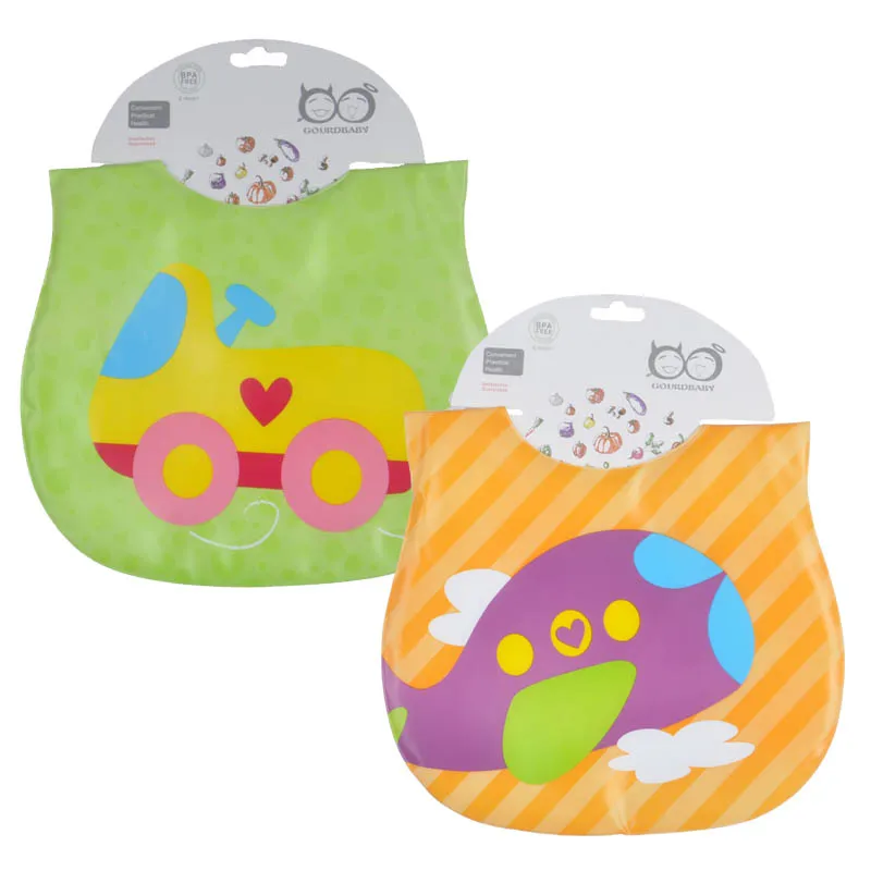 Mother Nest 2 Pcslot Baby Bibs New Designed Waterproof Baby Bibs Newborn Cartoon Waterproof Aprons Baby Bibs Feeding Product (3)