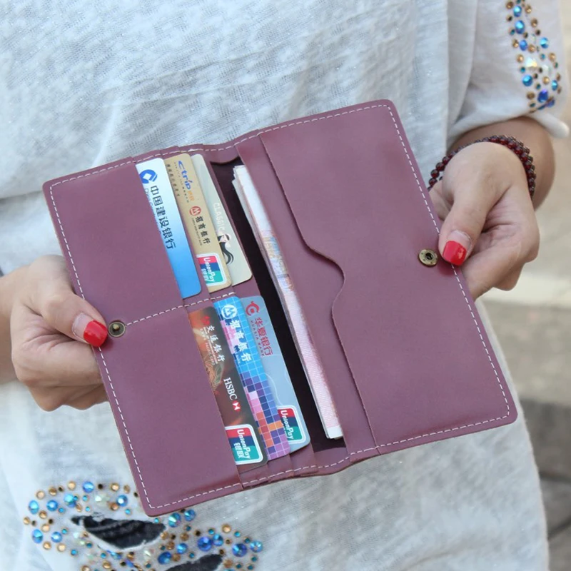 Buy New Design Vintage PU Leather Womens Purse Elegant