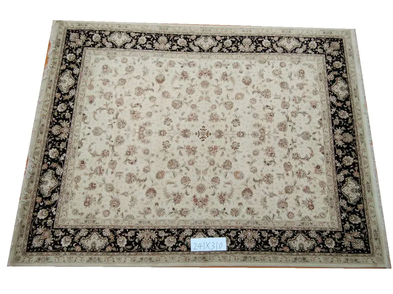 Oriental Ковры S персидский ручной работы из шелка и шерсти восточных ПЕРСИДСКИЙ Ковры ручной работы 7 8x10gc157peryg9 персидский шелковый ковер